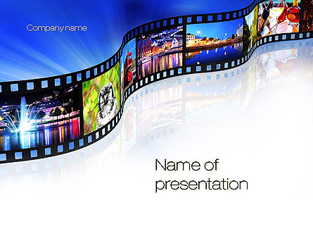 Streaming Media Presentation Template, Master Slide