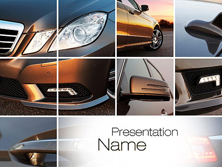 Car Exterior Design Presentation Template, Master Slide