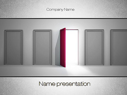Opportunity to Success Presentation Template, Master Slide