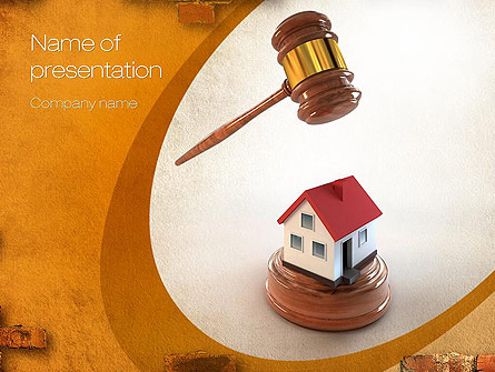 Property Law Presentation Template, Master Slide