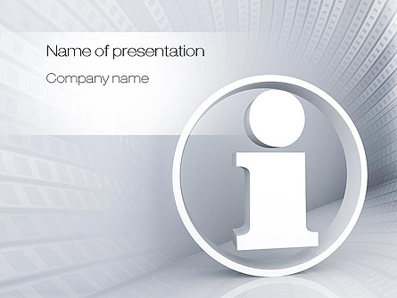 Information Services Presentation Template, Master Slide
