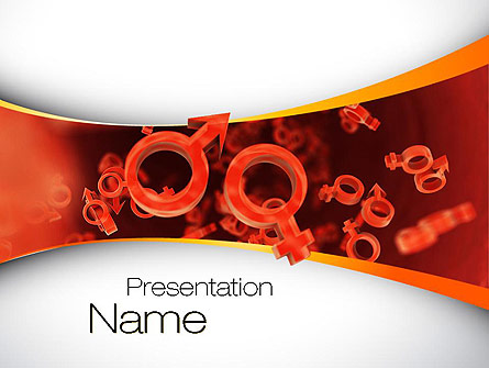 Sex Cells Presentation Template, Master Slide