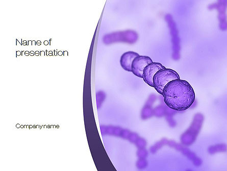 Streptococcus Presentation Template, Master Slide