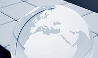 Glossy Transparent Globe Presentation Template