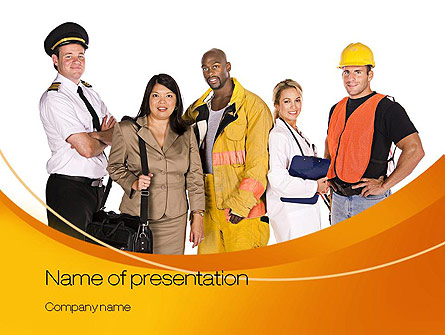 Middle Class Presentation Template, Master Slide
