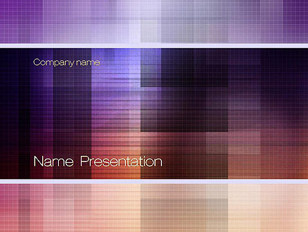 Abstract Squares Presentation Template, Master Slide