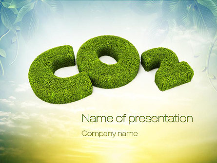 CO2 Presentation Template, Master Slide