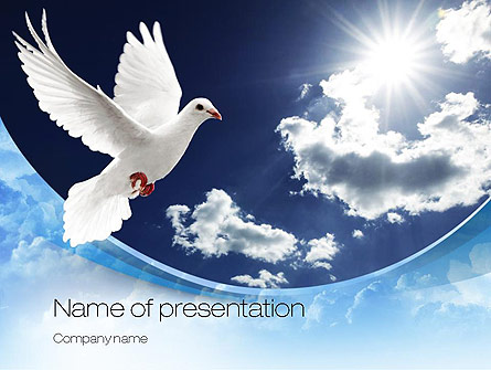 White Dove Presentation Template, Master Slide