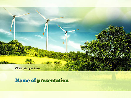 Wind Presentation Template, Master Slide