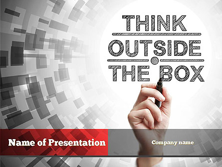 Think Outside the Box Presentation Template, Master Slide