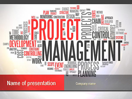 Ingredients of Project Management Presentation Template, Master Slide