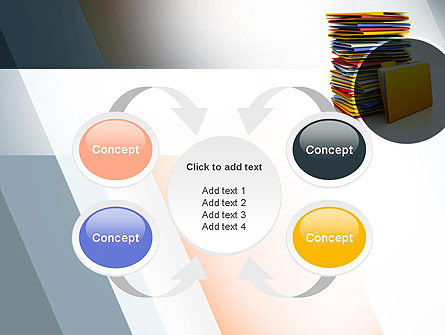 Stack of Folders Presentation Template for PowerPoint and Keynote | PPT ...