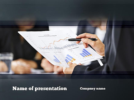 Examining Graphs Presentation Template, Master Slide