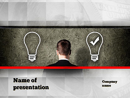 The Right Business Idea Presentation Template, Master Slide
