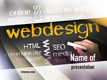 Web Design Presentation Template, Master Slide