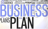 Business Plan Word Cloud Presentation Template