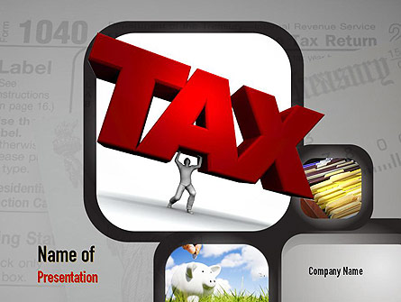 Taxes Presentation Template, Master Slide
