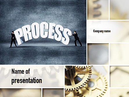 Process Management Presentation Template, Master Slide