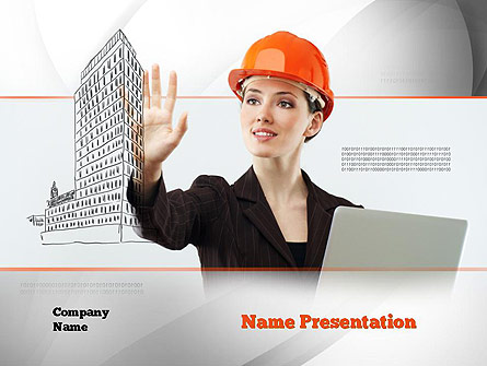 Innovative Technology in Architecture Presentation Template, Master Slide