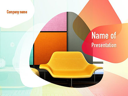 Yellow Sofa Presentation Template, Master Slide