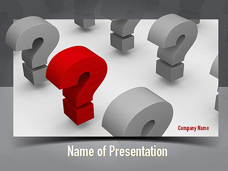 Did You Know Presentation Template, Master Slide