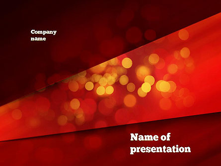 Abstract Red Spots Presentation Template, Master Slide