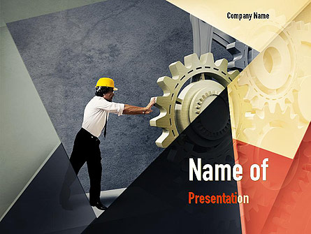Industrial Products Supply Presentation Template, Master Slide