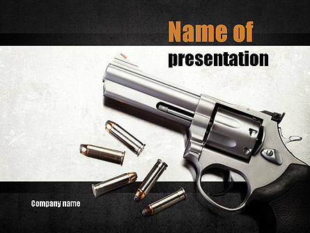 Gun Presentation Template, Master Slide