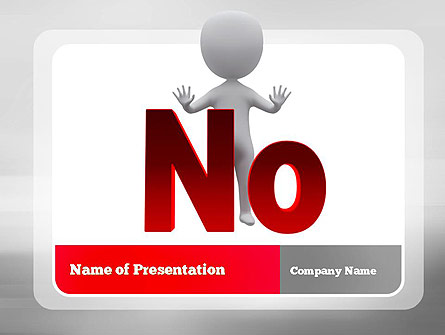 No Presentation Template, Master Slide