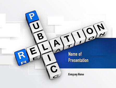 Public Relation Presentation Template, Master Slide