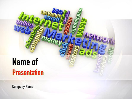 Online Marketing Presentation Template, Master Slide