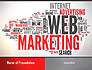 Web Marketing Word Cloud slide 1