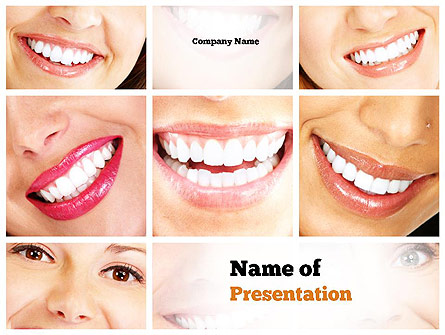 Dental Smile Presentation Template, Master Slide