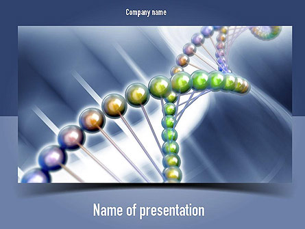 Human Genome Presentation Template, Master Slide