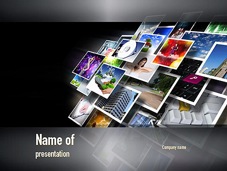 Media Stream Presentation Template, Master Slide