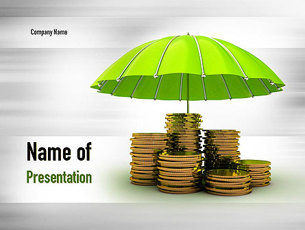 Protected Savings Presentation Template, Master Slide
