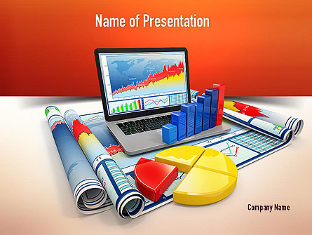 Business Data Analysis Presentation Template, Master Slide