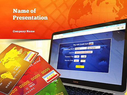 Online Banking Presentation Template, Master Slide