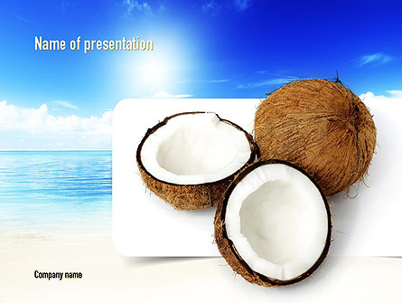 Coconut Presentation Template, Master Slide