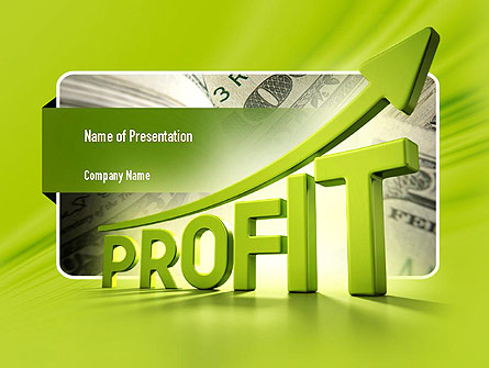 Profit Growth Presentation Template, Master Slide
