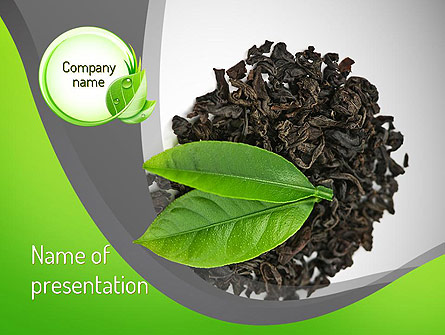 Tea Leaves Presentation Template, Master Slide