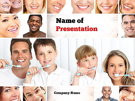 Preventative Dentistry Presentation Template, Master Slide