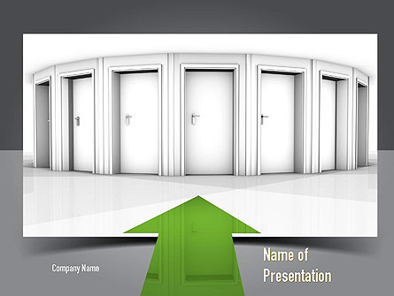 Choosing The Right Way Presentation Template, Master Slide