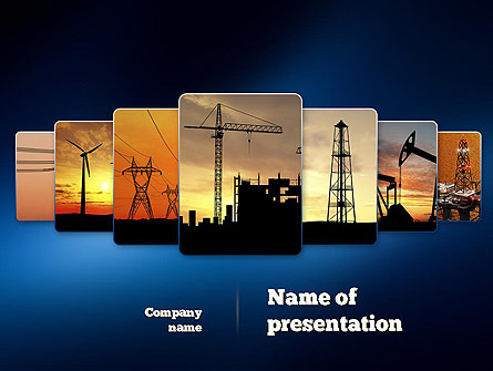 Industries Presentation Template, Master Slide