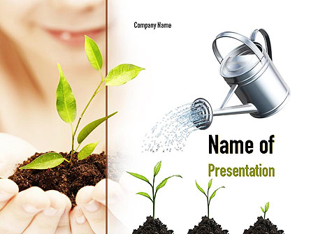 Green Education Presentation Template, Master Slide