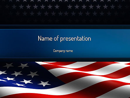 America Stand Strong Presentation Template, Master Slide