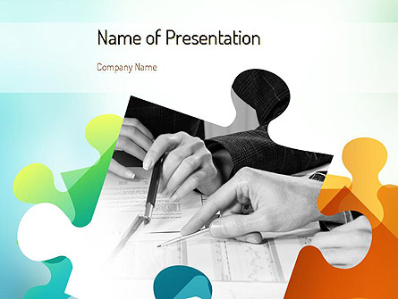 Chartered Accountant Presentation Template, Master Slide