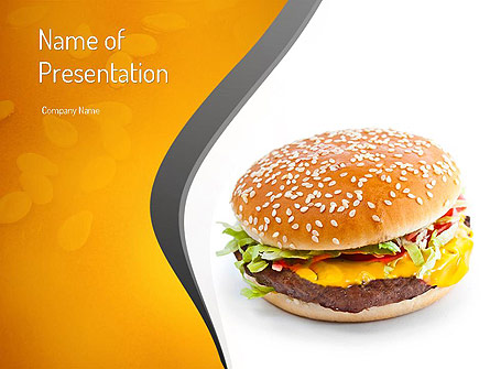Tasty Burger Presentation Template, Master Slide