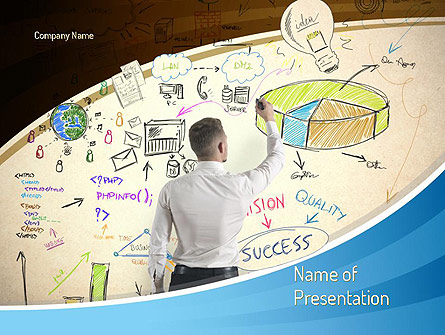Startup Business Plan Presentation Template, Master Slide