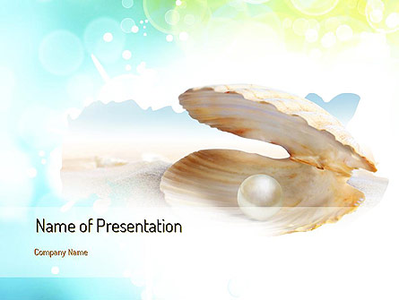 Pearl in the Shell Presentation Template, Master Slide